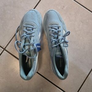 Reebok Light Blue and White Women’s Sneakers